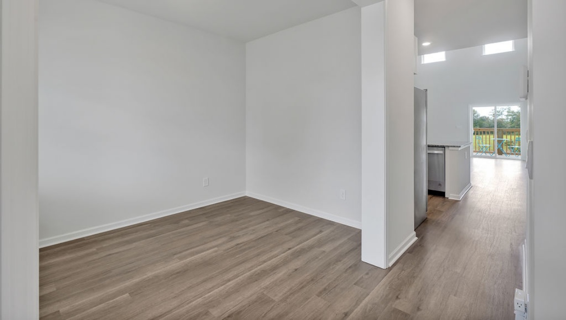 As you enter the home, you'll find a flex room which can be a great office space or even formal dining room.