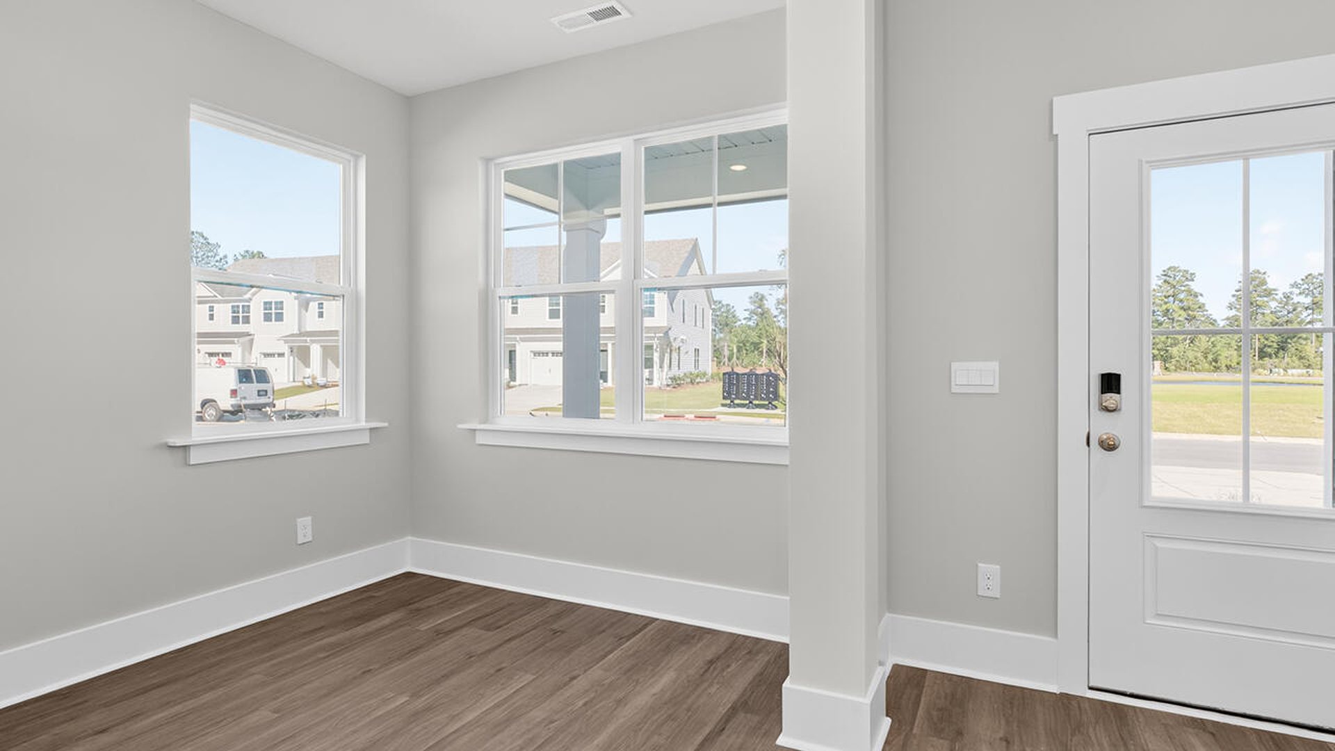 Welcome to 4225 Allsbrook Lane in Leland, North Carolina in our Indigo Preserve community. The Marion is a two-story townhome with 3 bedrooms, 2.5 Baths, 1,895 sq ft and 1 car garage in a prime location. This is end unit in this five unit townhome building