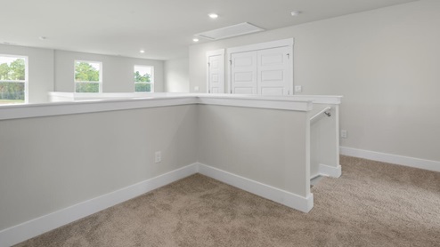 Upstairs, you'll find 2 additional bedrooms and a full jack and jill bath and can we just say ''closets galore''!