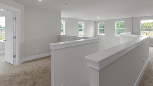 Upstairs, you'll find 2 additional bedrooms and a full jack and jill bath and can we just say ''closets galore''!