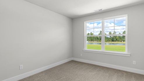 Upstairs, you'll find 2 additional bedrooms and a full jack and jill bath and can we just say ''closets galore''!