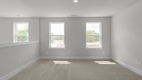 Upstairs, you'll find 2 additional bedrooms and a full jack and jill bath and can we just say ''closets galore''!