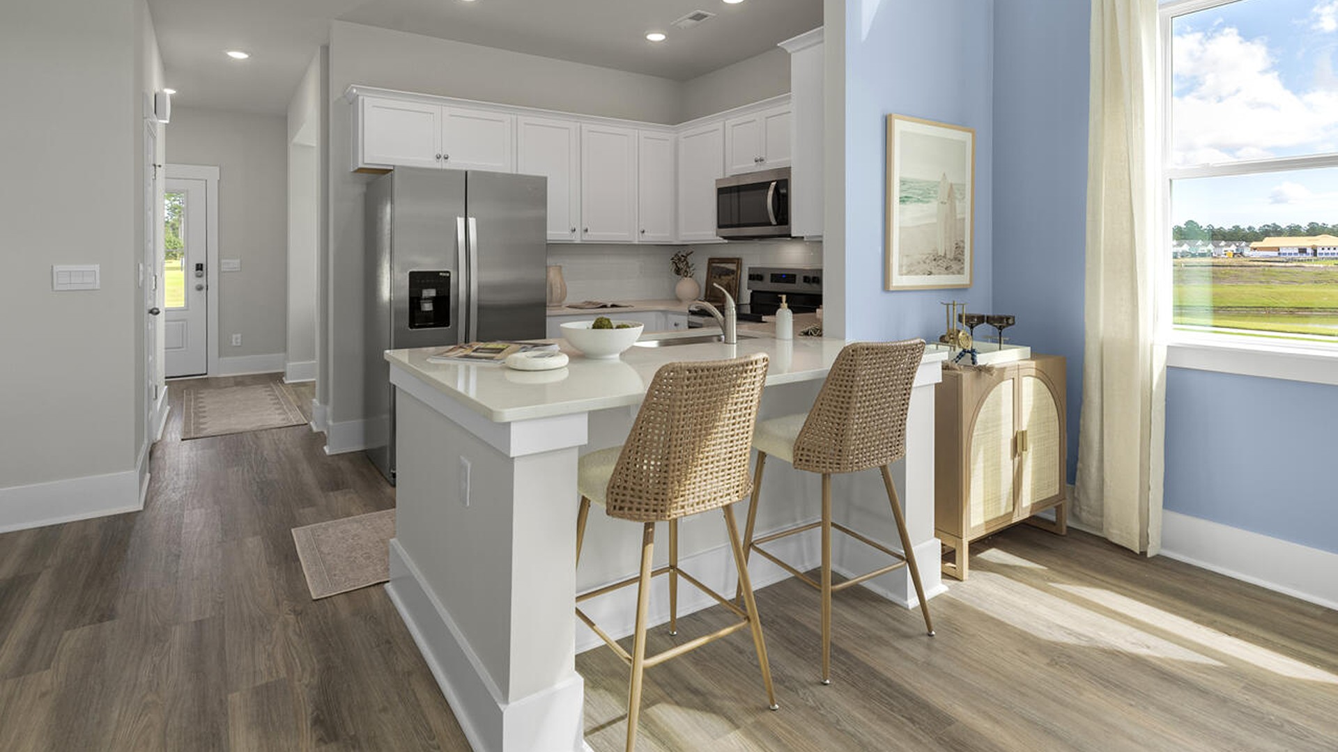 The Marion is a two-story townhome with 3 bedrooms, 2.5 Baths, 1,895 sq ft and 1 car garage in a prime location. This is end unit in this five unit townhome building