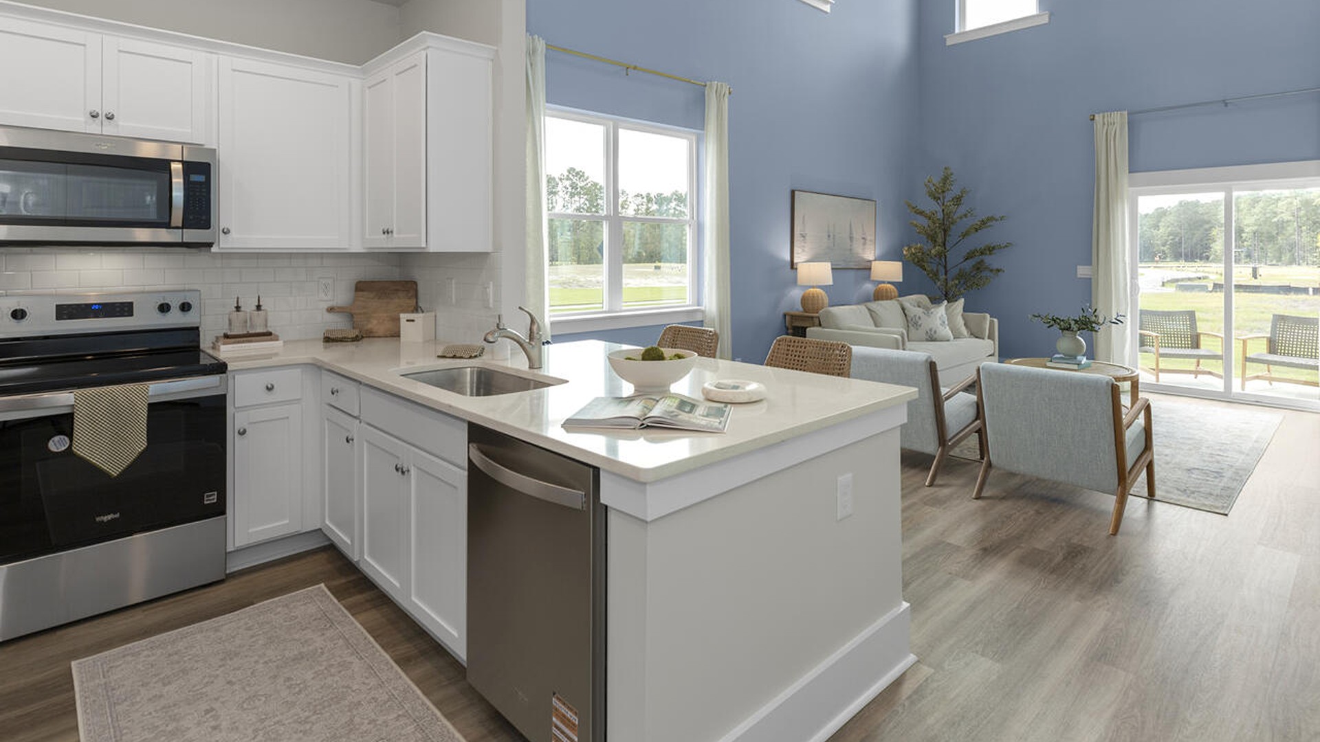 The Marion is a two-story townhome with 3 bedrooms, 2.5 Baths, 1,895 sq ft and 1 car garage in a prime location. This is end unit in this five unit townhome building