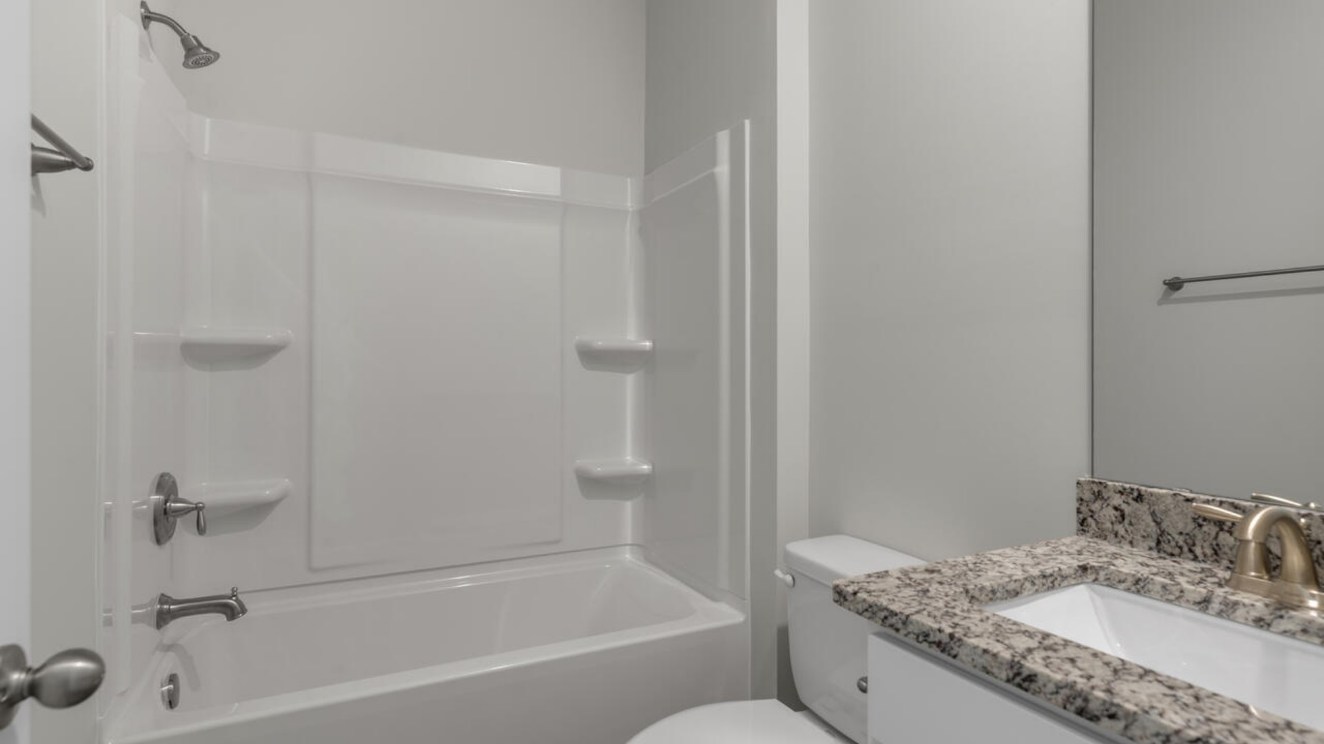 The primary bedroom has its own attached bathroom that features a walk-in closet and all the space you need to get ready in the morning.