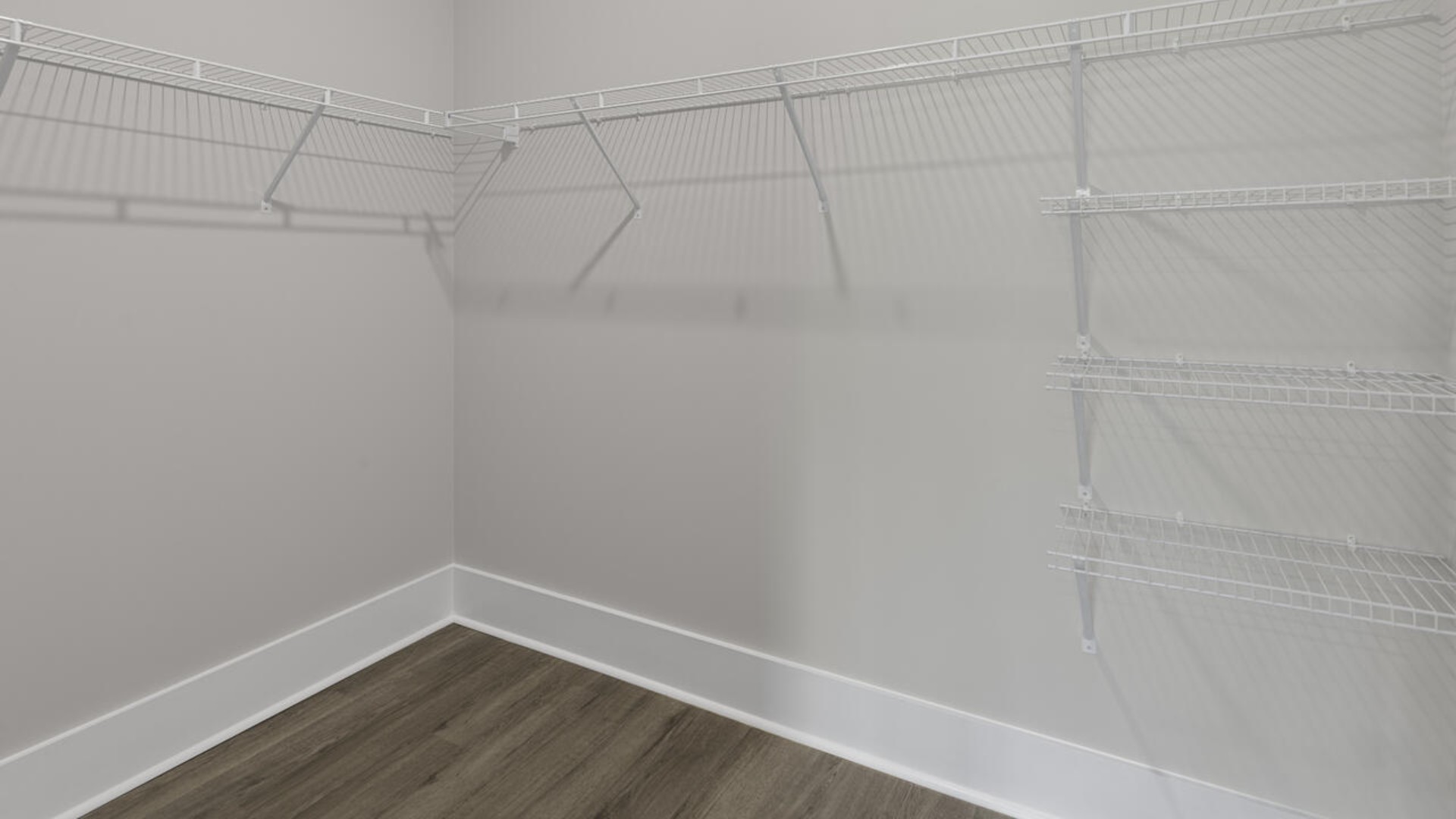 The primary bedroom has its own attached bathroom that features a walk-in closet and all the space you need to get ready in the morning.