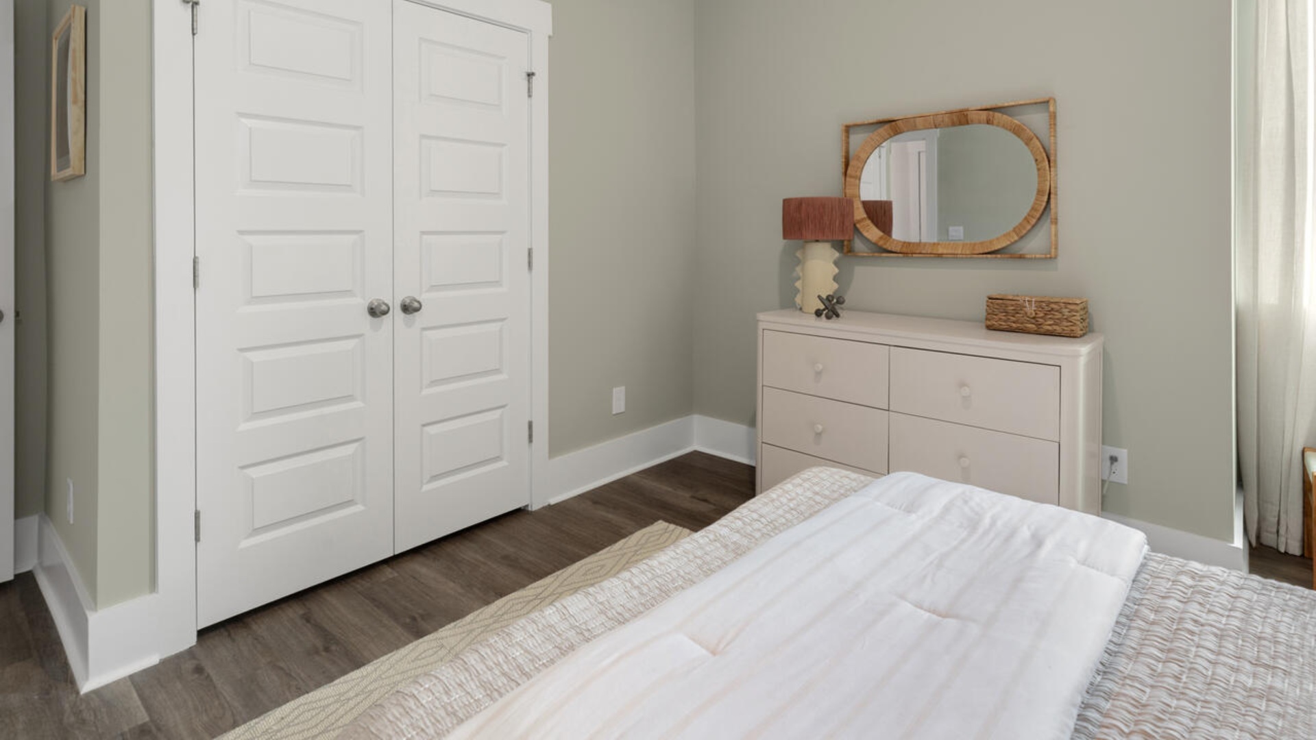 The primary bedroom has its own attached bathroom that features a walk-in closet and all the space you need to get ready in the morning. Sharing a sink isn’t a worry with the double vanity, and you also get additional privacy with a separate door for the toilet and shower.