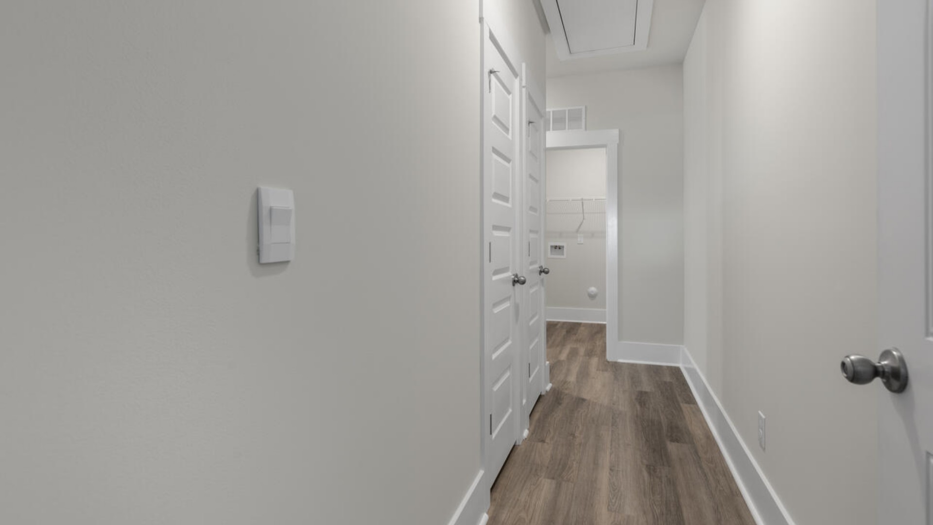 There are an additional two bedrooms and full bathroom. In every bedroom you’ll have carpeted floors and a closet in each room.