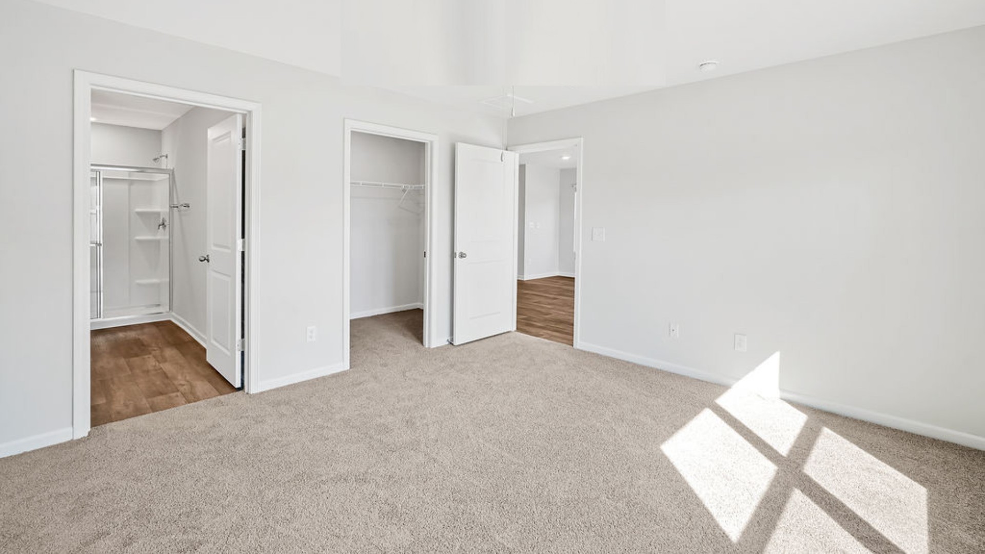 The primary bedroom has its own attached bathroom that features a walk-in closet and all the space you need to get ready in the morning. Sharing a sink isn’t a worry with the double vanity, and you also get additional privacy with a separate door for the toilet and shower.