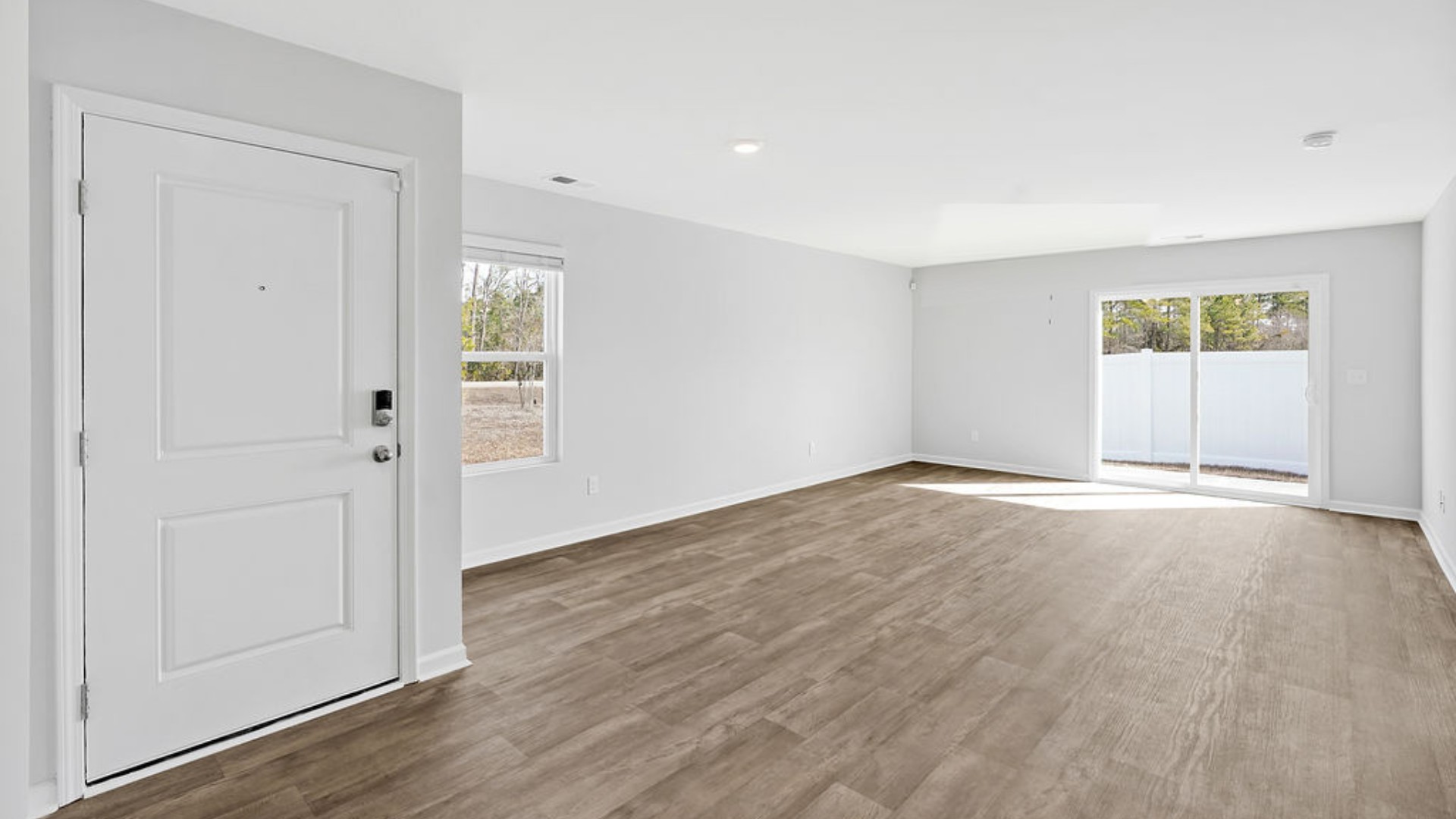 Inside this 4-bedroom, 2-bathroom home, you’ll find 1,519 square feet of comfortable living. The living area is an open concept, where your kitchen, living, and dining areas blend seamlessly into a space perfect for everyday living and entertaining.
