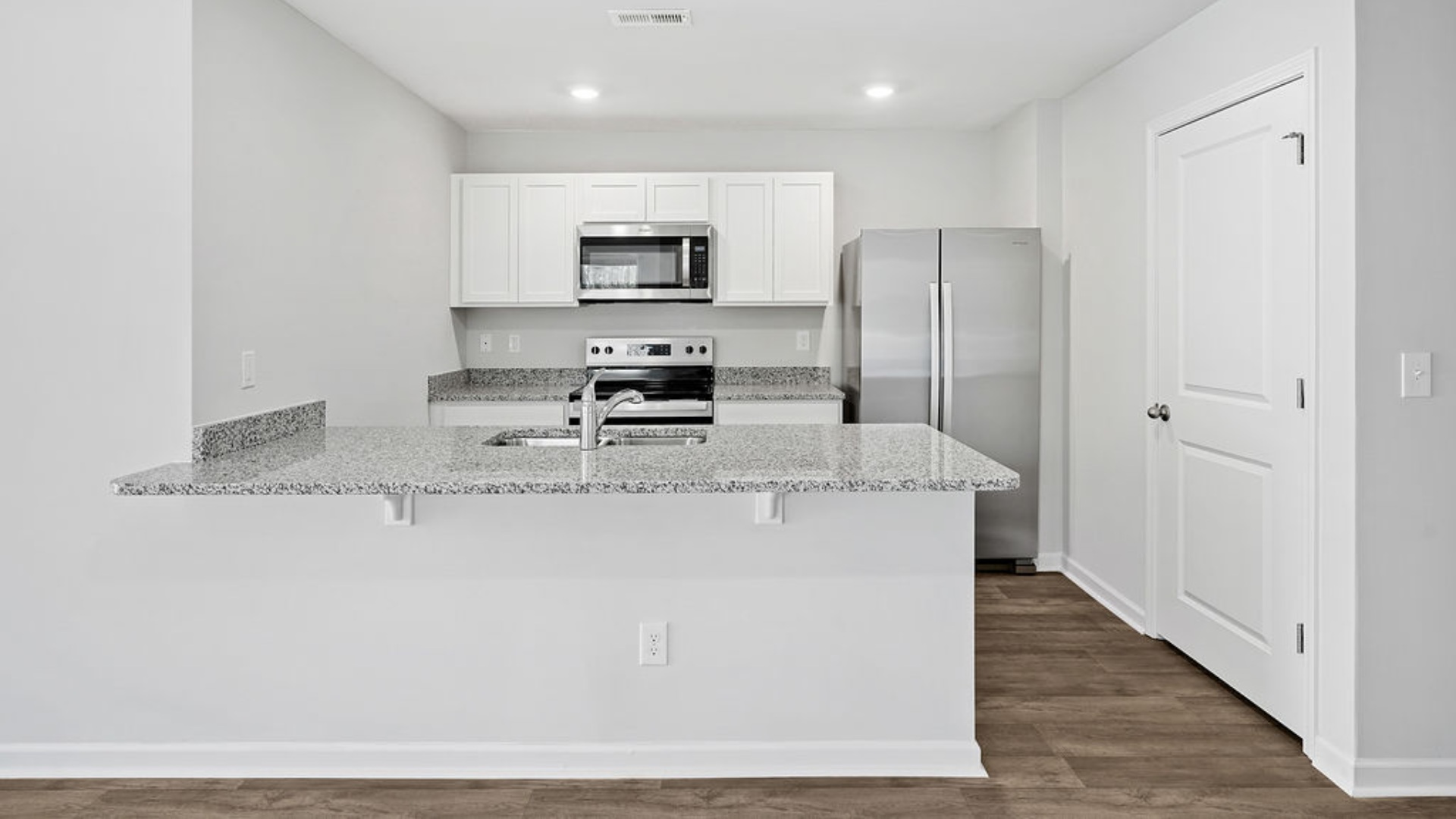 Inside this 4-bedroom, 2-bathroom home, you’ll find 1,519 square feet of comfortable living. The living area is an open concept, where your kitchen, living, and dining areas blend seamlessly into a space perfect for everyday living and entertaining.