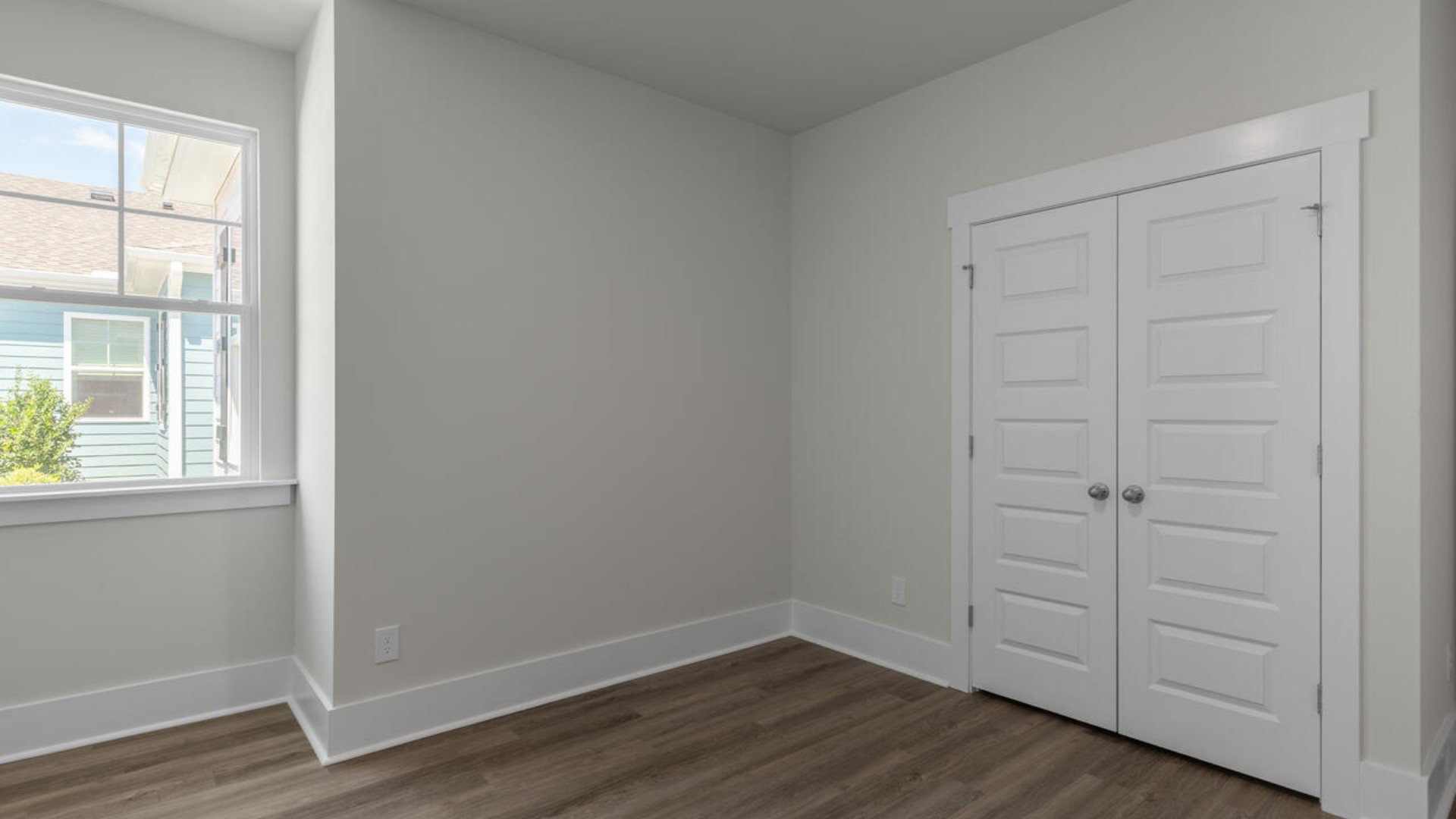 In every bedroom you’ll have carpeted floors and a closet in each room. Whether these rooms become bedrooms, office spaces, or other bonus rooms
