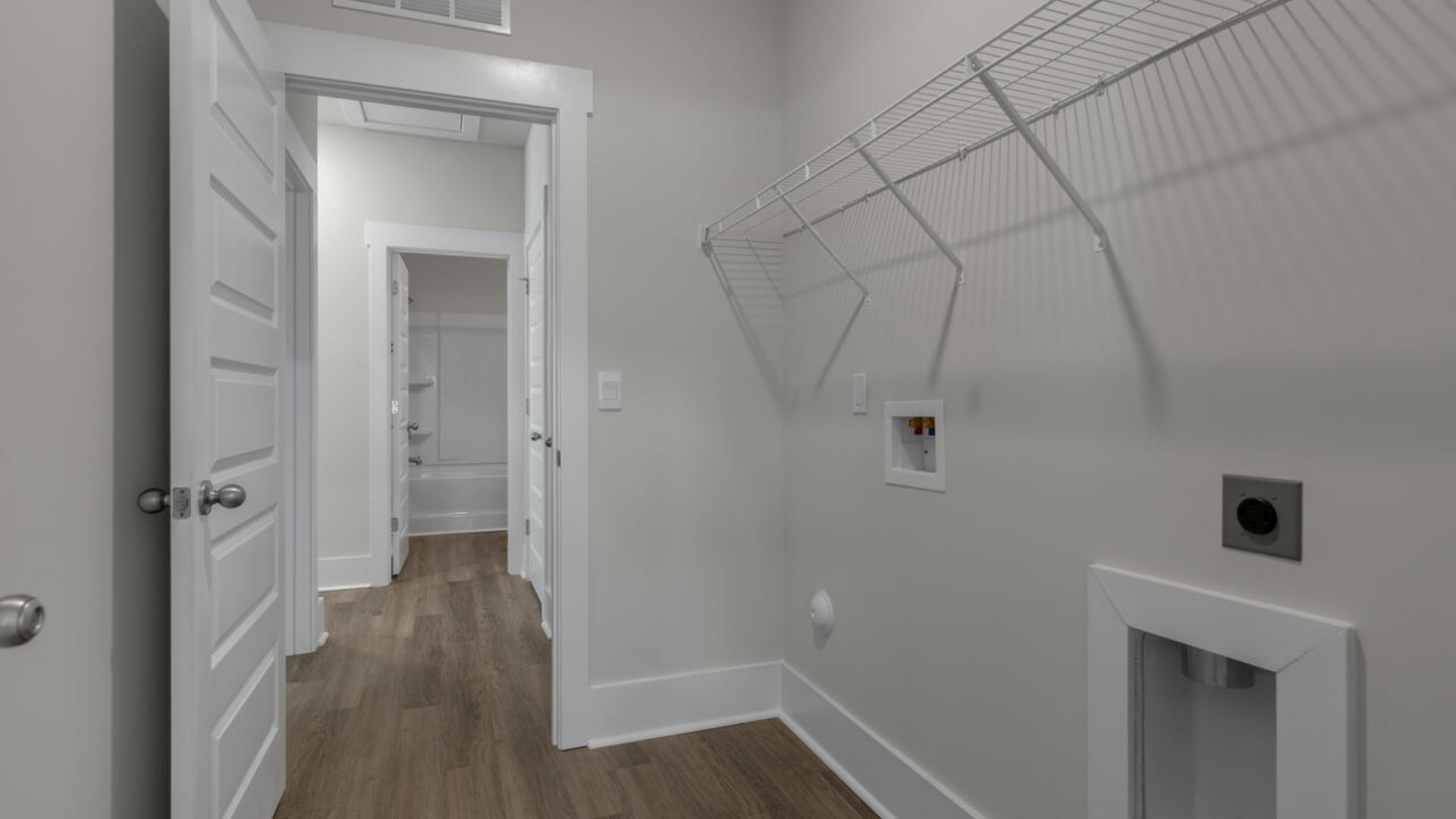 In every bedroom you’ll have carpeted floors and a closet in each room. Whether these rooms become bedrooms, office spaces, or other bonus rooms