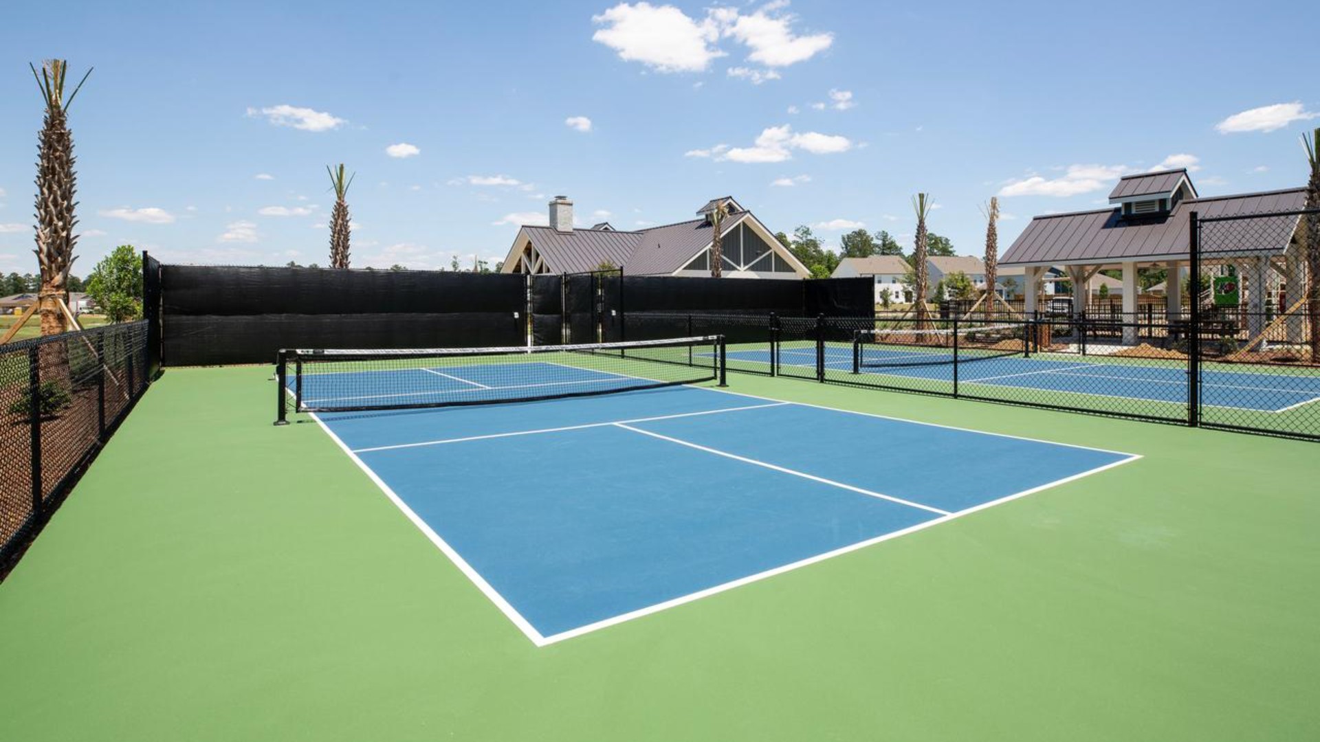 Homeowners will enjoy the future Amenity Center that will include a resort-style pool, clubhouse with kitchen, playground, pickleball courts, fire pit, and pocket park.