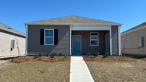 Discover the Lewis Floorplan which is the perfect blend of comfort and convenience in this charming 3 bedroom, 2 bath cottage-style home spanning 1254 square feet.. New homes in Wilmington NC. Blake Farm Community