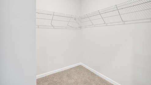 The primary bedroom has its own attached bathroom that features a walk-in closet and all the space you need to get ready in the morning. Sharing a sink isn’t a worry with the double vanity, and you also get additional privacy with a separate door for the toilet and shower.