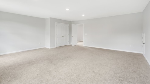In every bedroom you’ll have carpeted floors and a closet in each room. Whether these rooms become bedrooms, office spaces, or other bonus rooms, there is sure to be comfort.