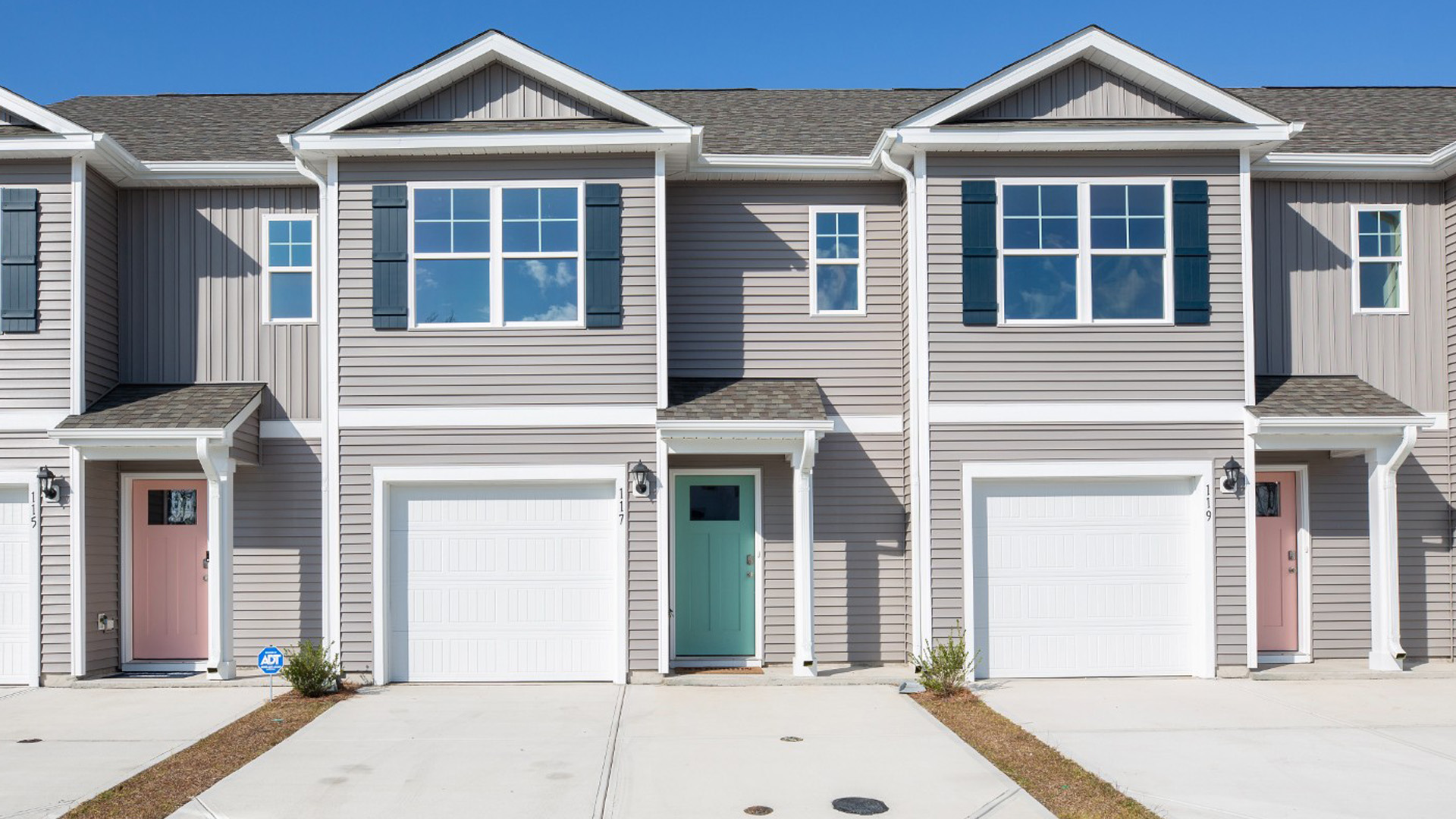 The Pearson is a 3 bedroom, 2.5 bath, 1,418 square feet, two-story floor plan with a single-car garage.