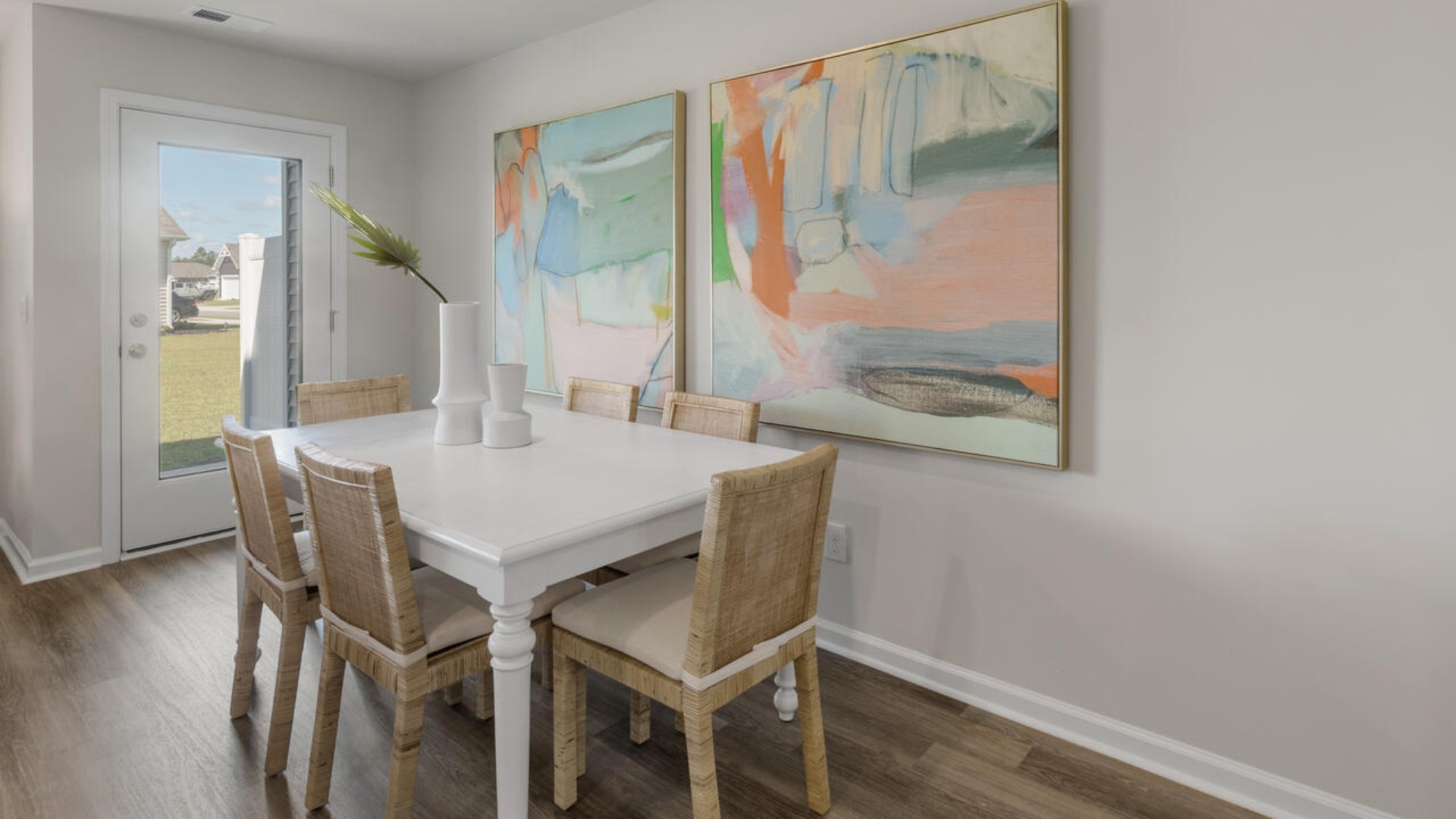 You’ll love the open concept design, never too far from the action with the living and dining area right there.