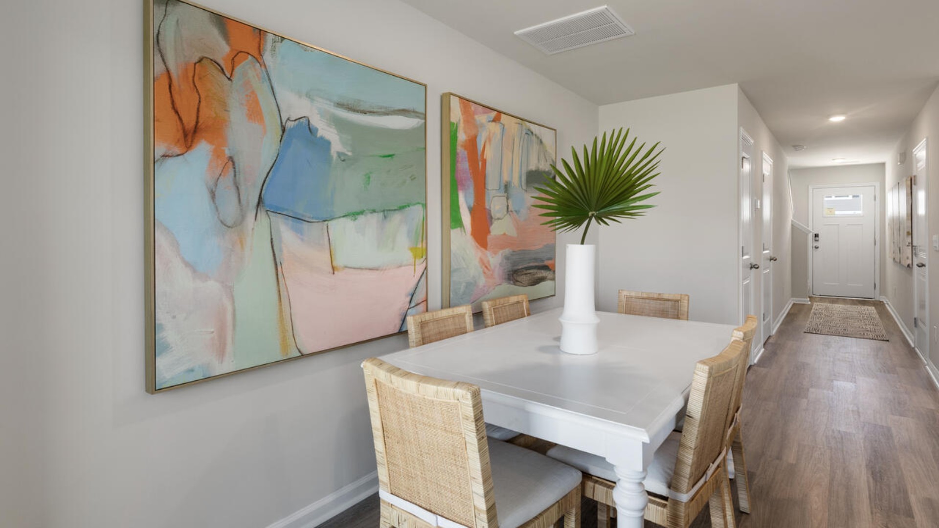 You’ll love the open concept design, never too far from the action with the living and dining area right there.