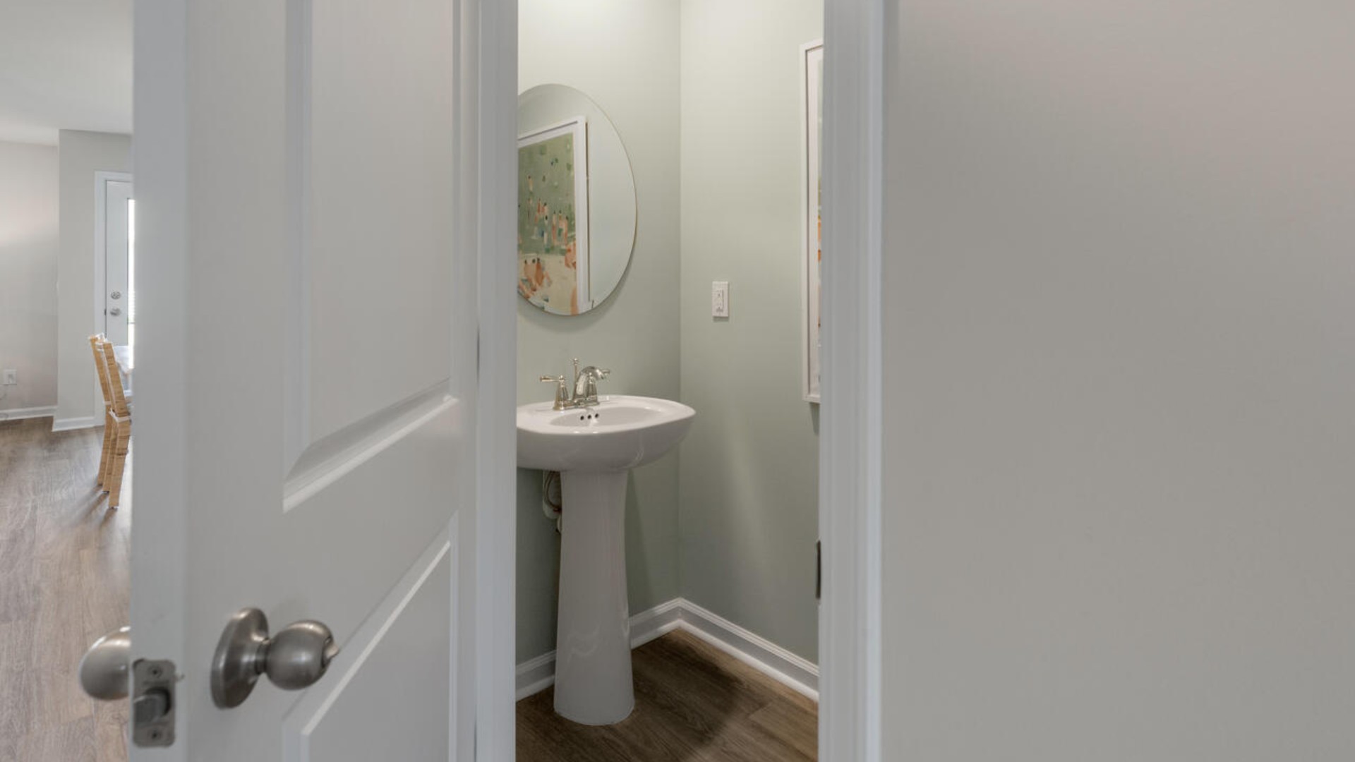 You’ll love the open concept design, never too far from the action with the living and dining area right there.