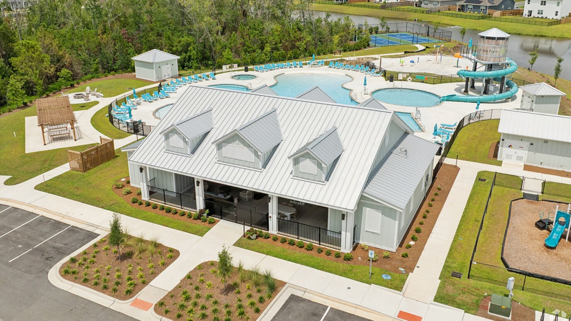 Homeowners will enjoy the amenity center that includes a swimming pool, multi-sport court, splashpad, playground, and fire pit, ensuring a well-rounded and enjoyable living experience.