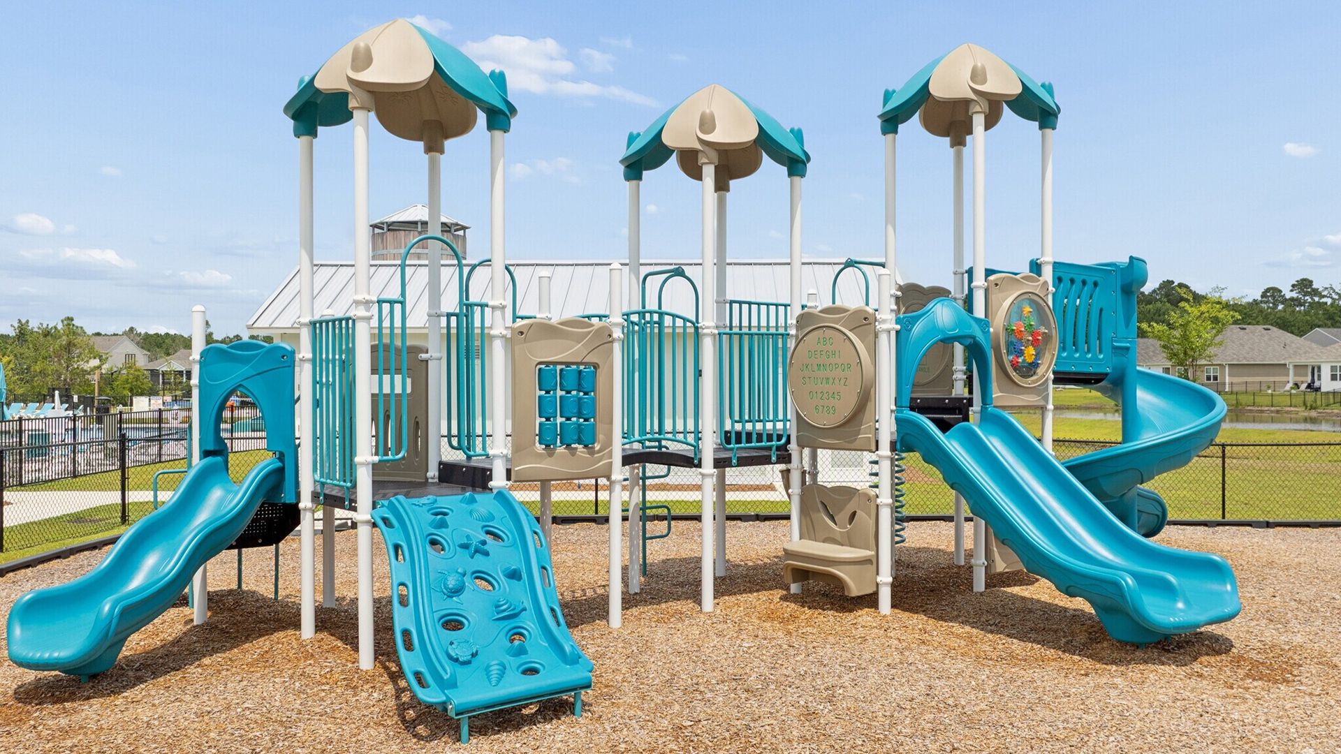 Homeowners will enjoy the amenity center that includes a swimming pool, multi-sport court, splashpad, playground, and fire pit, ensuring a well-rounded and enjoyable living experience.