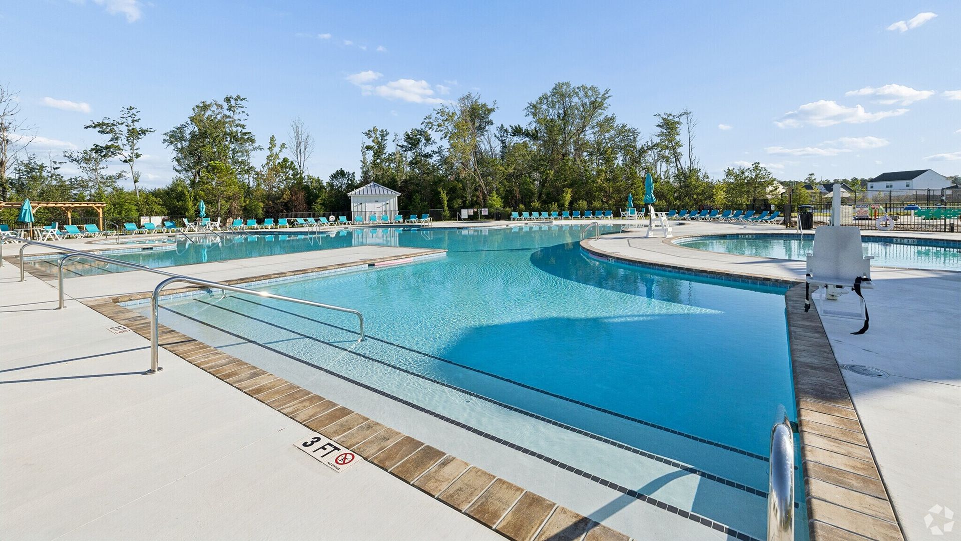Homeowners will enjoy the amenity center that includes a swimming pool, multi-sport court, splashpad, playground, and fire pit, ensuring a well-rounded and enjoyable living experience.