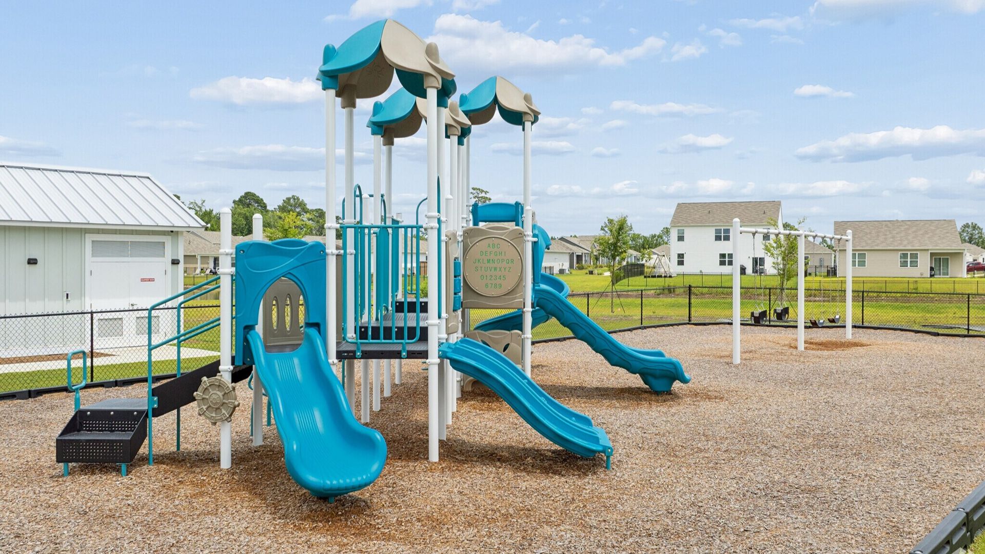 Homeowners will enjoy the amenity center that includes a swimming pool, multi-sport court, splashpad, playground, and fire pit, ensuring a well-rounded and enjoyable living experience.