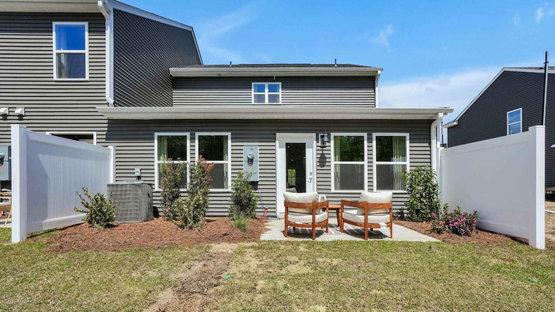 njoy the patio perfect for entertaining and enjoying the Carolina evenings.