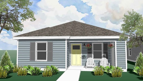New Homes in Wilmington NC. The Lewis is one of our newest cottage floorplans designed for small home living and comfort. When you enter this home through the delightful front covered porch