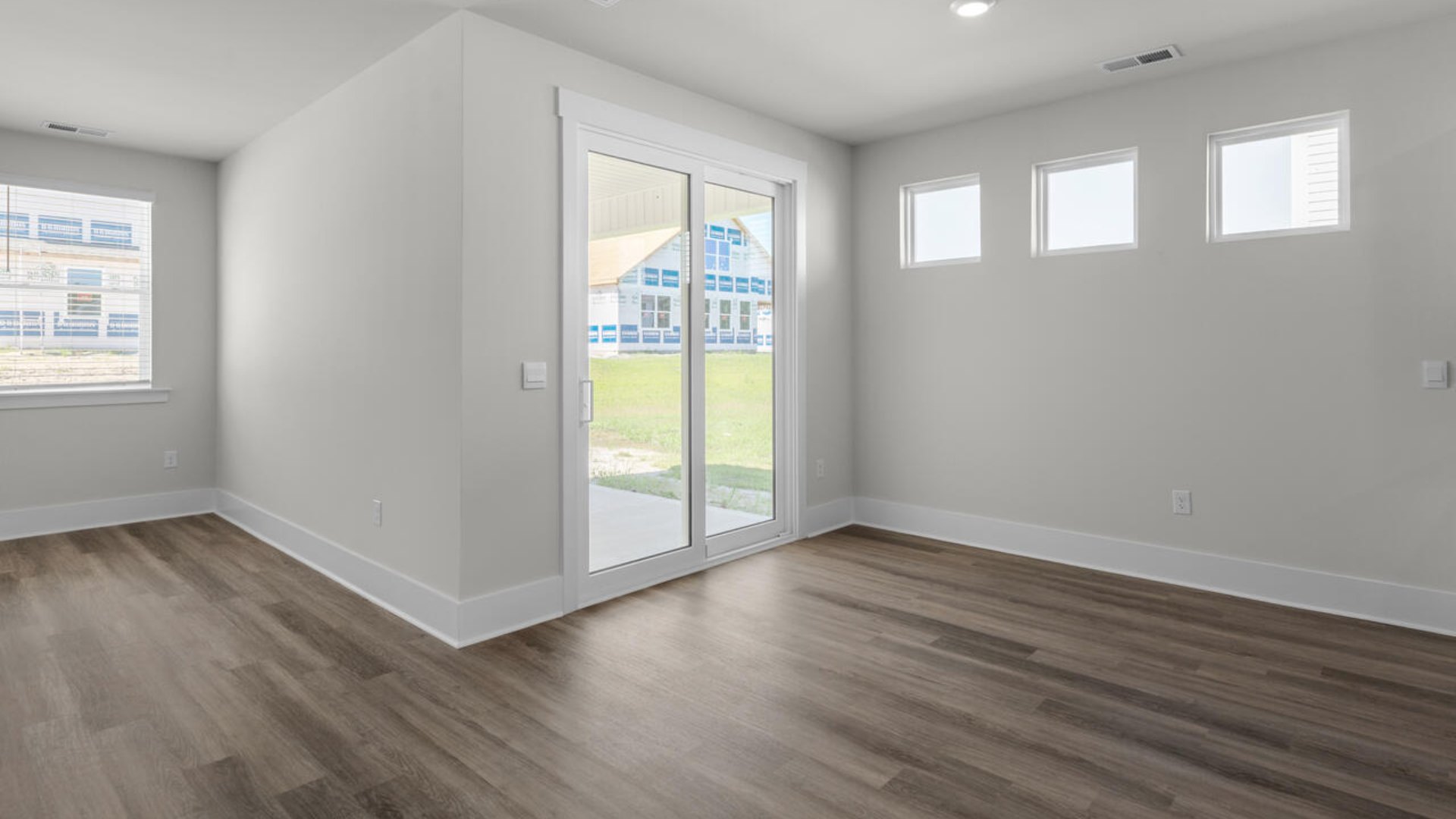 The Darby floorplan provides an open floorplan, 3 sizeable bedrooms, a bright and airy study off the entry way and functional living all in one ranch style home. This open concept home features 9 ft. ceilings.