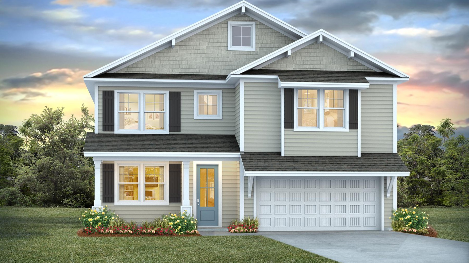 Introducing the Tillman with 5 bedrooms, 3.5 baths and 3022s sq ft at The Grove at Blake Farm in Wilmington, North Carolina, where every square foot is put to use with sophistication and comfort.