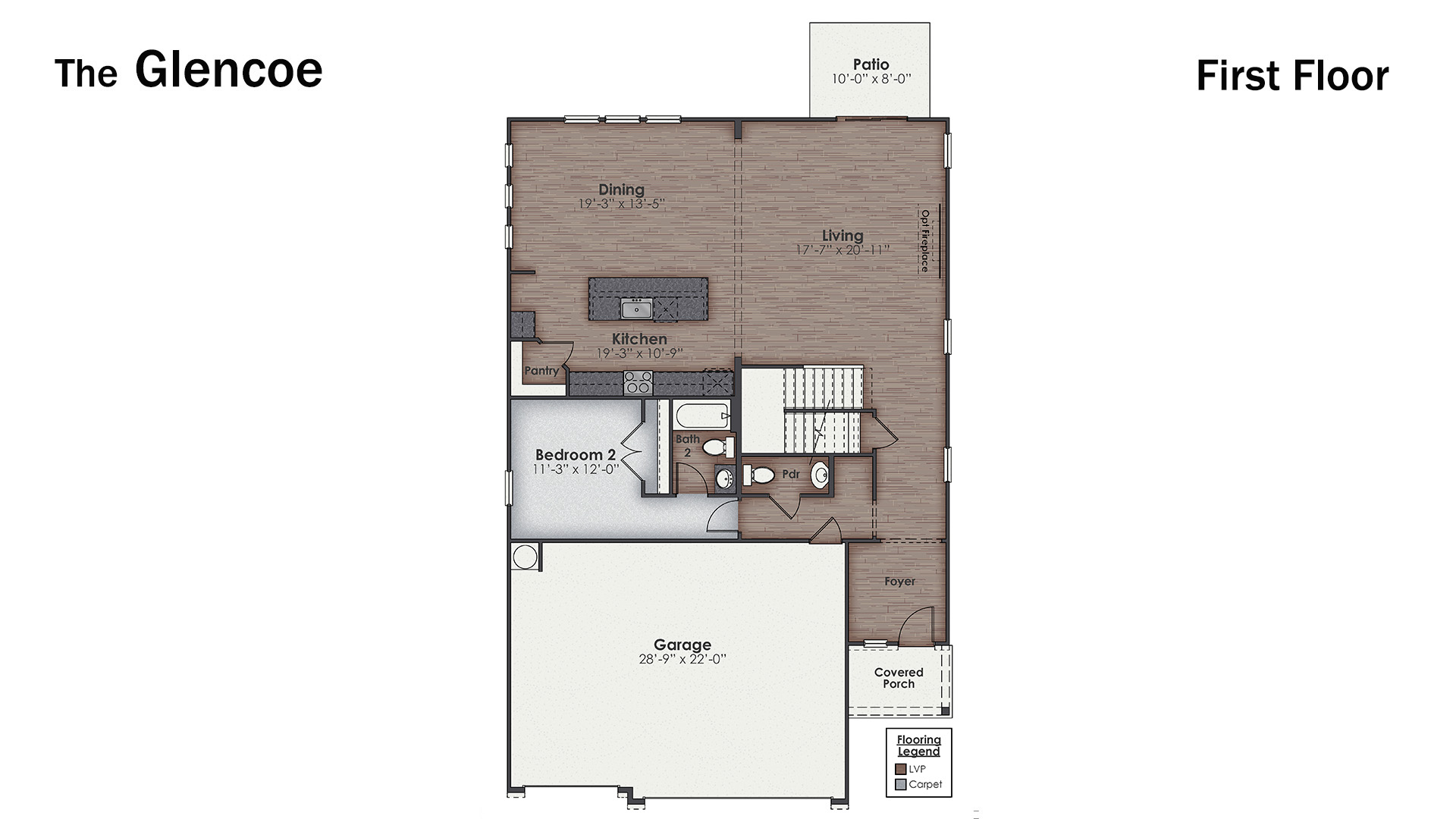 Experience the perfect blend of open-concept design and thoughtful privacy in the Glencoe located in Blake Farm, Wilmington NC. Inside this 5-bedroom, 4.5-bathroom home, you’ll find 3,503 square feet of comfortable living.