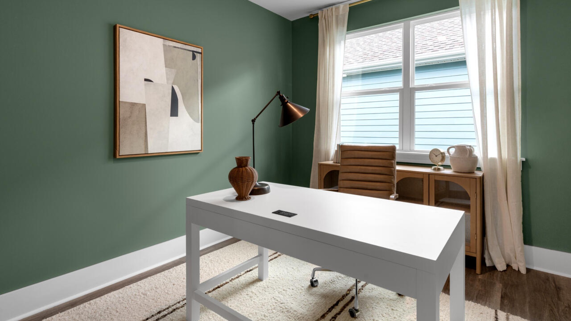 The Darby is a beautiful home with 3 bedrooms, 2 full baths and two car garage. This open concept home features 9 ft. ceilings, granite kitchen counter tops, walk-in pantry, over-sized kitchen island, ample storage space, and granite countertops in the bathrooms.