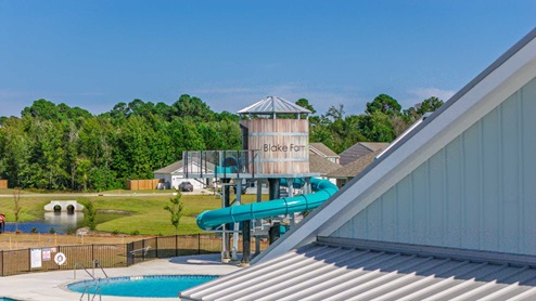 The amenity center will include a swimming pool, multi-sport court, and fire pit, ensuring a well-rounded and enjoyable living experience.