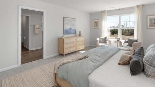 The primary suite on the second level offers a luxurious Primary bath with a soaking garden tub and separate shower, private bathroom, double vanities and a large walk-in clo