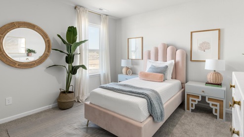 There are 3 additional bedrooms, a full bathroom, a walk-in laundry room, and a loft-style living room on the second level. Enjoy the patio perfect for entertaining and enjoying the Carolina evenings.