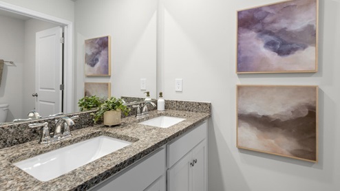 There are 3 additional bedrooms, a full bathroom, a walk-in laundry room, and a loft-style living room on the second level. Enjoy the patio perfect for entertaining and enjoying the Carolina evenings.