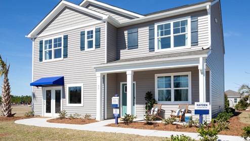 tep into the Hayden at The Grove at Blake Farm, located in Wilmington, North Carolina, one of our floorplans featuring a seamless blend of modern design and functionality. The Hayden is a two-story plan with 5 bedrooms and 3 bathrooms in 2,511 square feet.