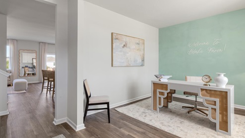 There are 3 additional bedrooms, a full bathroom, a walk-in laundry room, and a loft-style living room on the second level. Enjoy the patio perfect for entertaining and enjoying the Carolina evenings.