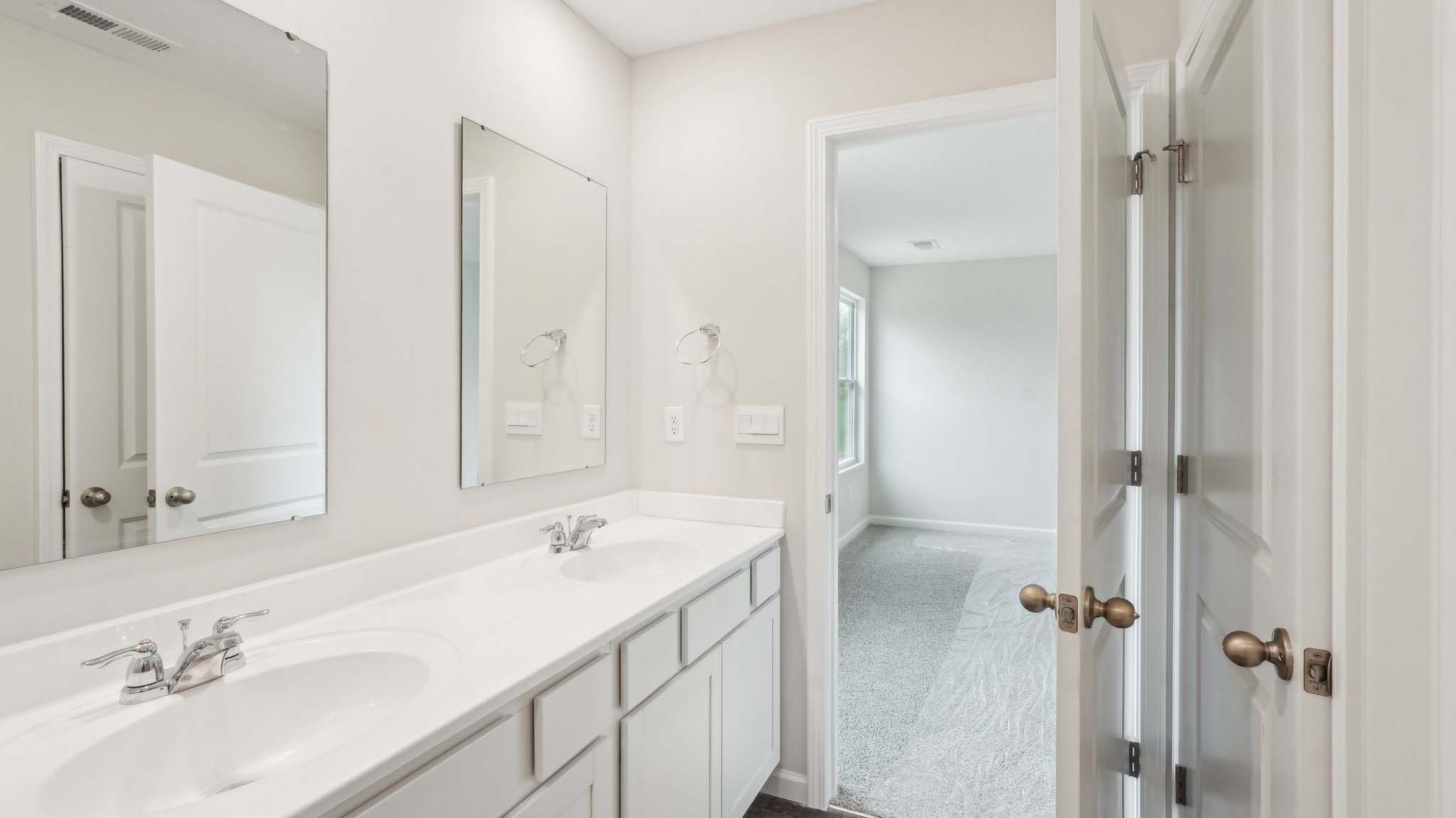 In every bedroom you’ll have carpeted floors and a closet in each room. Whether these rooms become bedrooms, office spaces, or other bonus rooms, there is sure to be comfort.