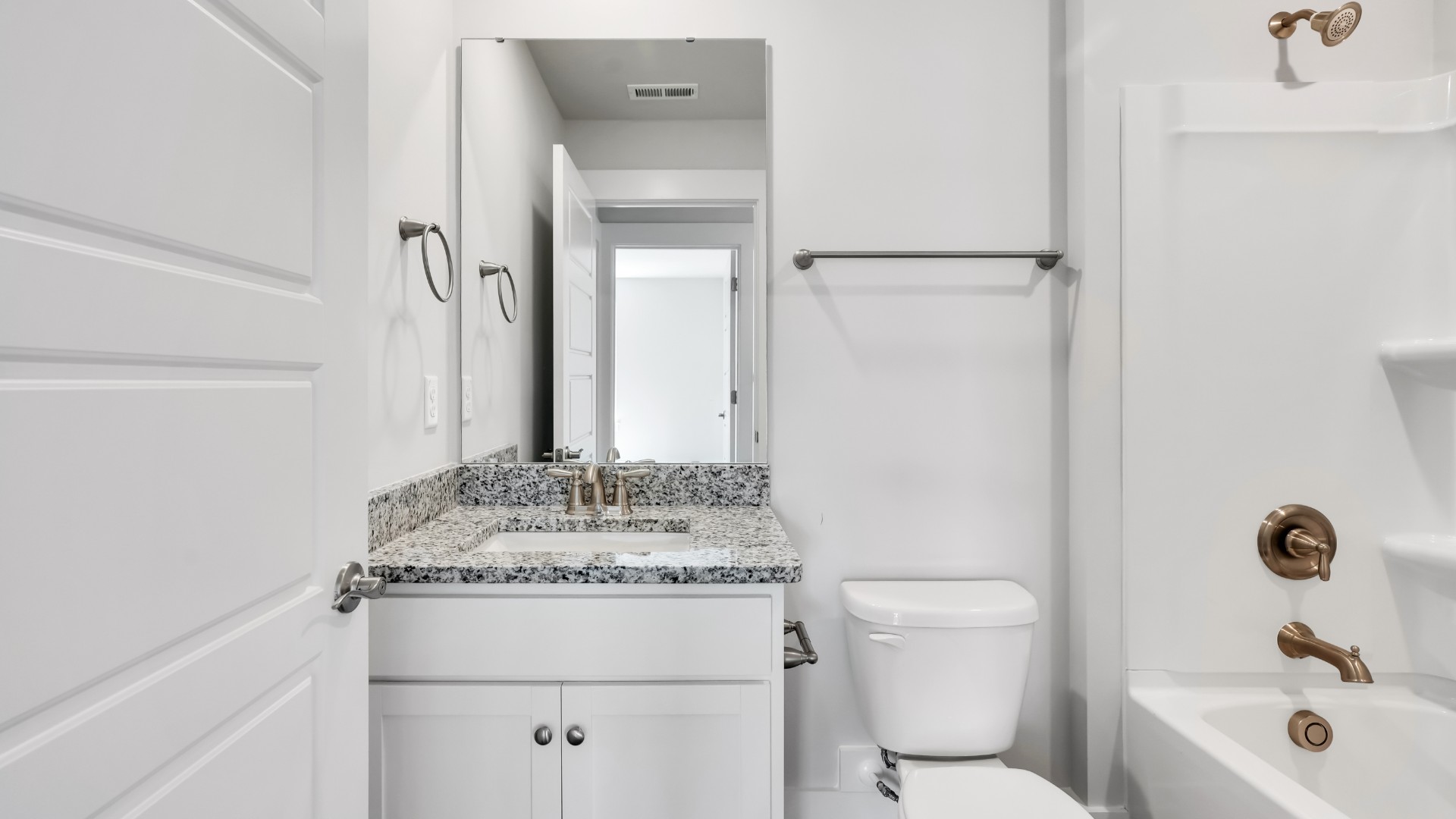 The second floor also features two additional bedrooms that share a bathroom and a large loft space. Enjoy the convenience of a laundry room upstairs. In every bedroom you’ll have carpeted floors and a closet in each room. Whether these rooms become bedrooms, office spaces, or other bonus rooms, there is sure to be comfort.