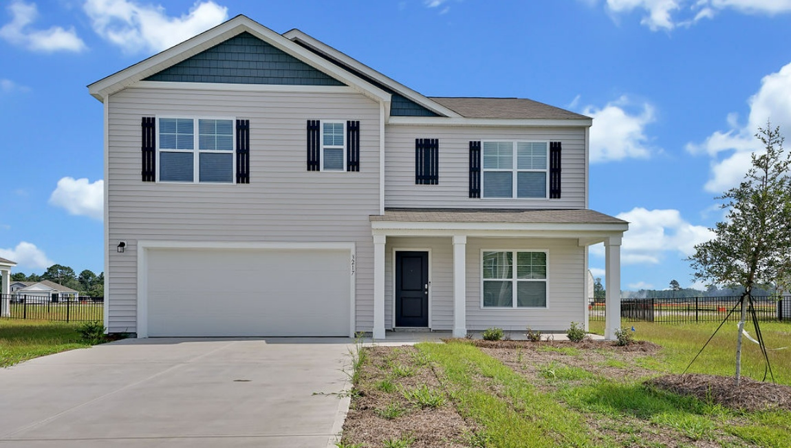 The Hayden floorplan boasts, 2,511 heated square feet of versatile living space, including two flex rooms,