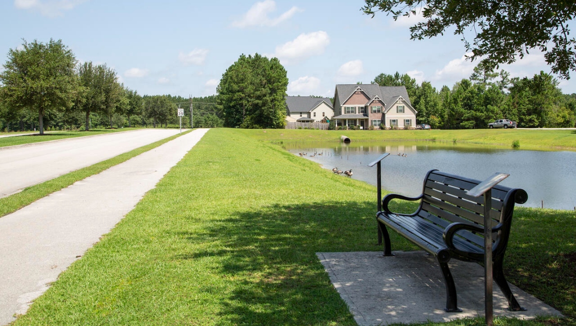 Homeowners will enjoy a pool, pavilion with kitchen, sidewalks and green space.