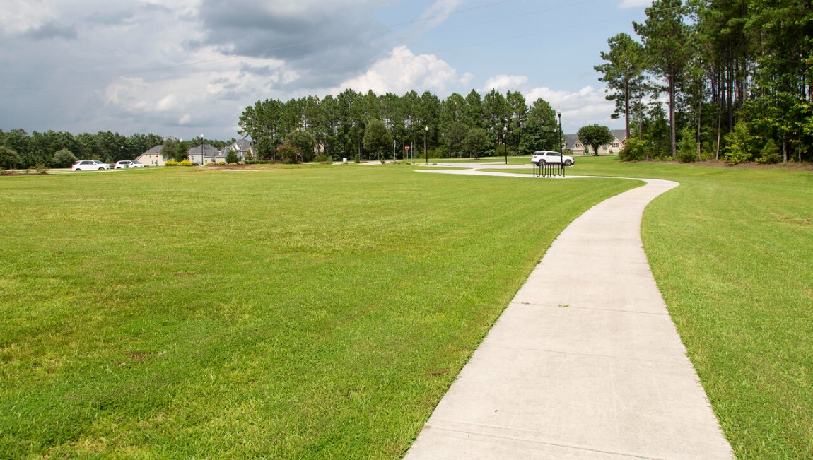 Homeowners will enjoy a pool, pavilion with kitchen, sidewalks and green space.