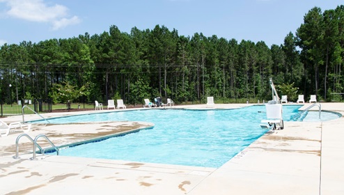 Homeowners will enjoy a pool, pavilion with kitchen, sidewalks and green space.