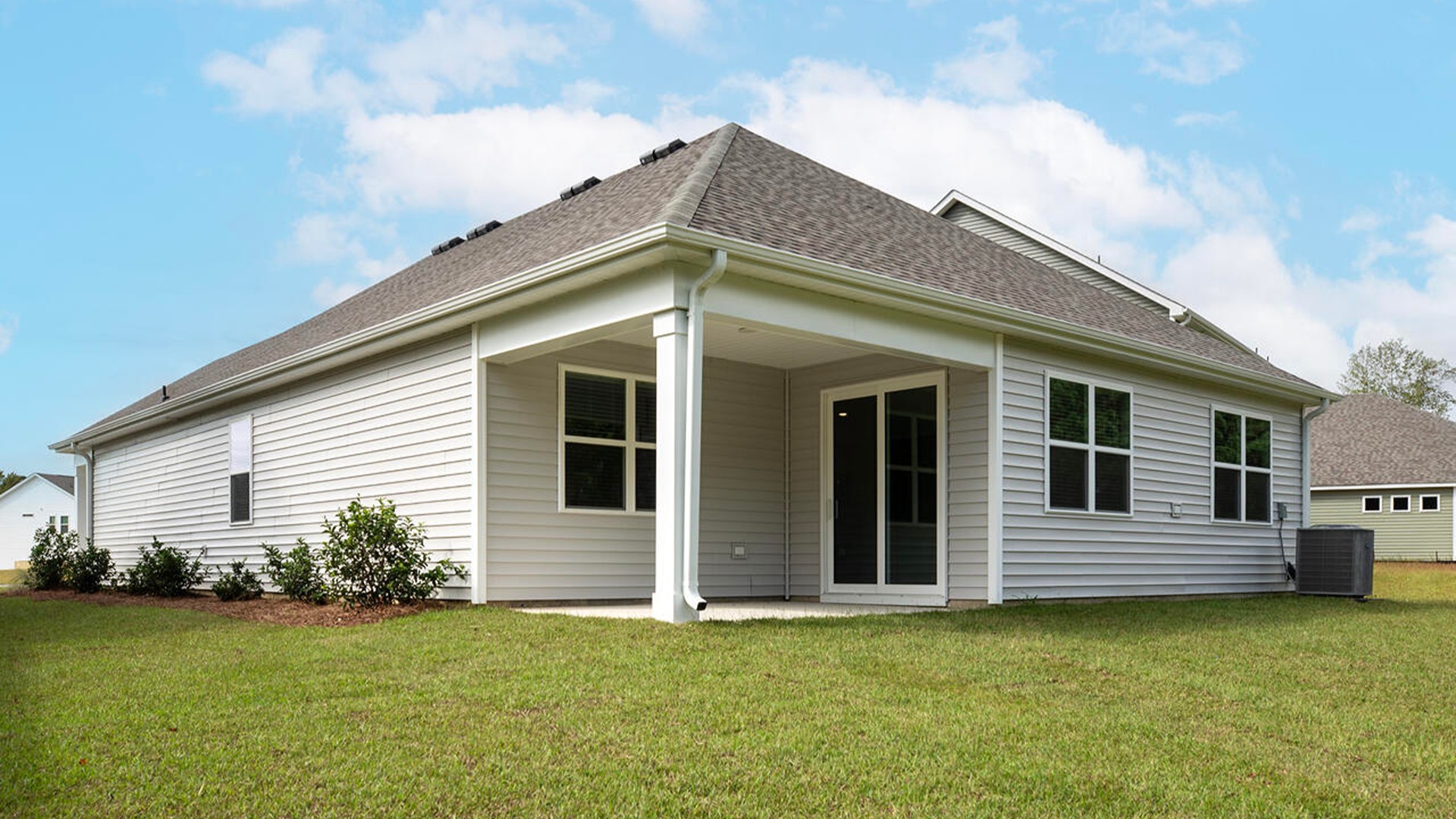 Enjoy the covered porch perfect for entertaining and enjoying the Carolina evenings.