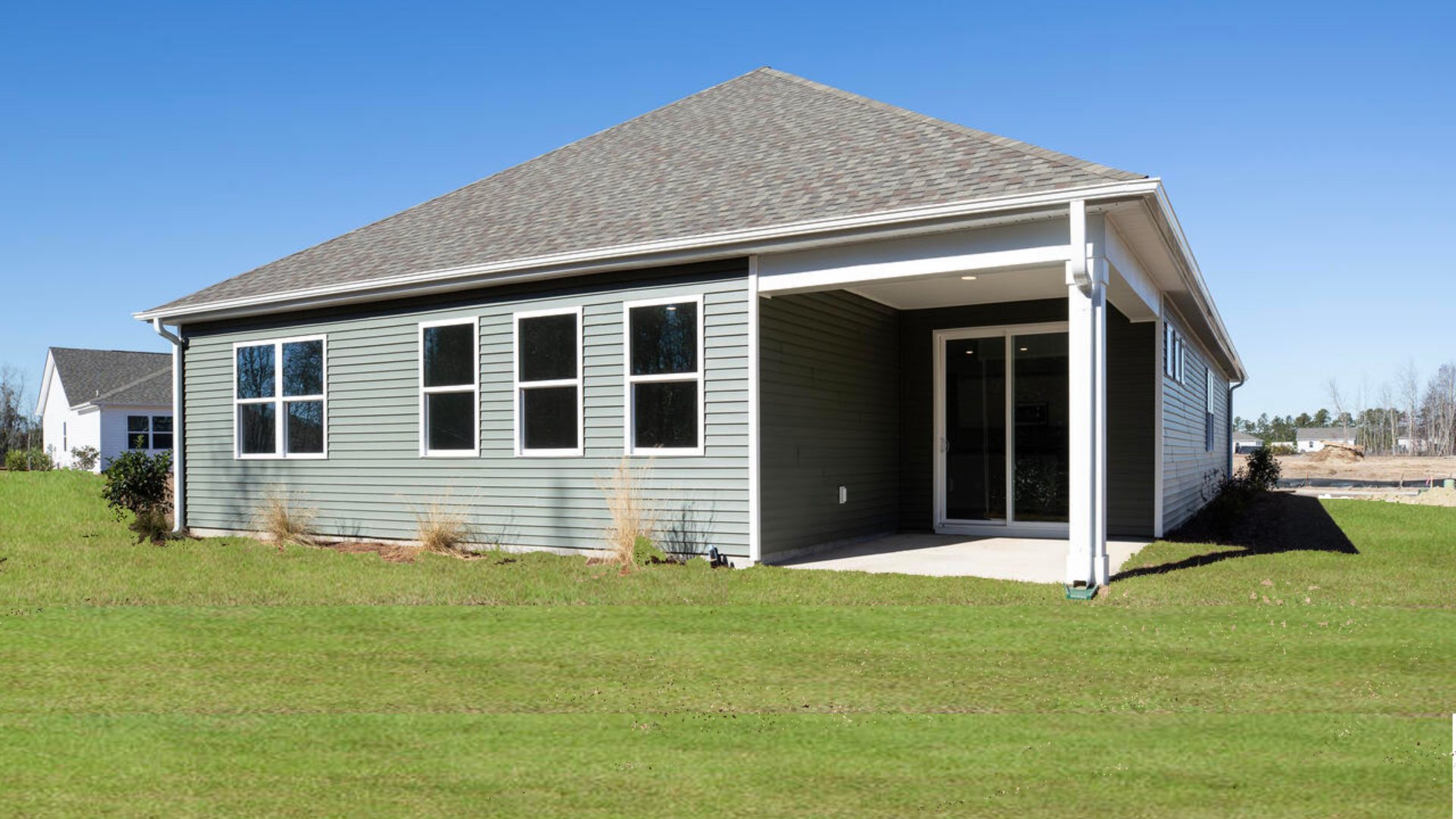 Enjoy the covered porch perfect for entertaining and enjoying the Carolina evenings.