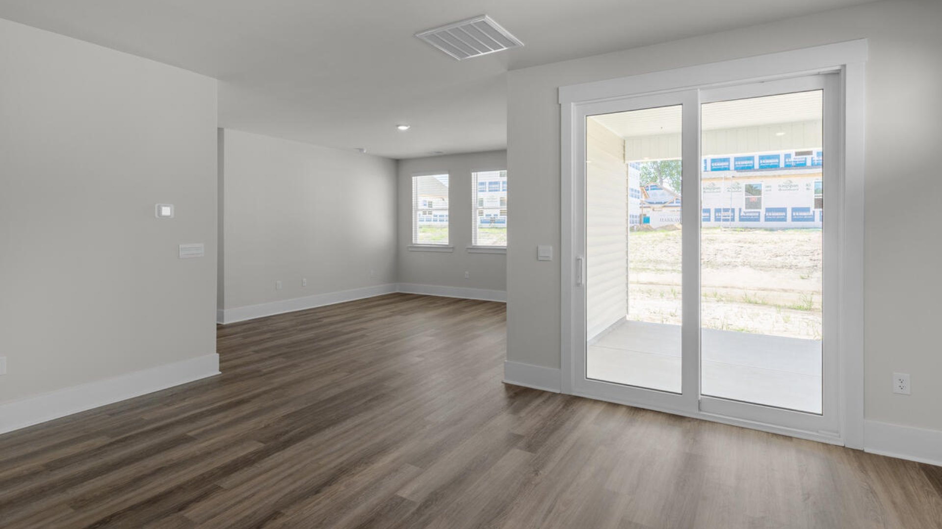 main floor with a bright and airy study off the entry way and functional living all in this home. This open concept home features 9 ft. ceilings.